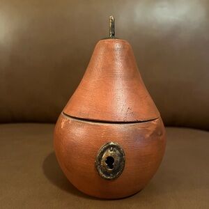 Vintage Palecek Pear Shaped Trinket Box